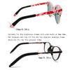 Eyeglass End Tips Silicone Eye Glasses Temple Tips Anti-Slip Elastic Comfort Glasses Retainers Eyeglass Replacement Temples Ear Sock Pieces Tube Sleeve for Plastic Eyeglass SunglassesBlack/White view 2