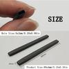 Eyeglass End Tips Silicone Eye Glasses Temple Tips Anti-Slip Elastic Comfort Glasses Retainers Eyeglass Replacement Temples Ear Sock Pieces Tube Sleeve for Plastic Eyeglass SunglassesBlack/White view 3