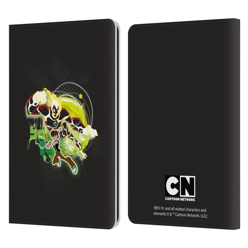 Head Case Designs Officially Licensed Ben 10: Omniverse Heatblast Graphics Leather Wallet Case Compatible with Kindle Paperwhite 1/2 / 3