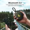 Edifier MP100 Plus Portable Bluetooth Speaker, Lightweight Travel Speakers with IPX7 Waterproof, Smart 5.3, Clear Microphone, USB-C, Wireless Loudspeaker for Outdoor Party Beach Camping - Forest Green view 3