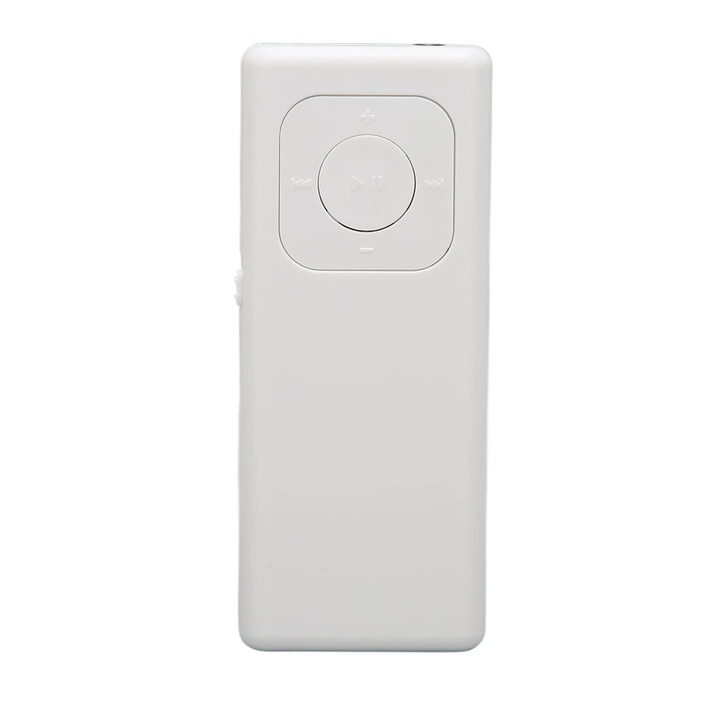 Music Player Stable MP3 Music Player Support 64G Memory Card for Students for Study (White)