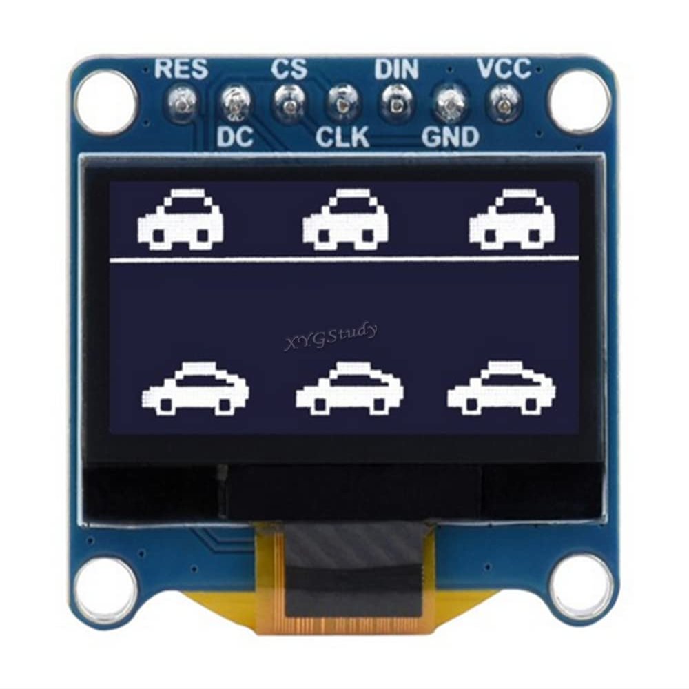 0.96inch OLED Display Module (D) Screen 12864 Resolution Embedded SSD1315 Driver Chip SPI / I2C Interface (White) @XYGStudy