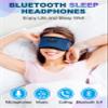 TOPOINT Sleep Headphones, Sleeping Headphones Bluetooth Sleep Mask with Bluetooth Headphones, Aid Sleep Light Blackout Sleeping Eye Mask Headphones for Sleeping Side Sleepers Men Women Girls view 2