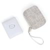 MUZIRI KINOKOO EVA Hard Carrying Case Compatible with Fuji Instax Mini EVO Camera Mini Link/Link 2/ Link SQ Smartphone Photo Printer Bag with Wrist Strap - WhiteGrey view 2