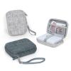 MUZIRI KINOKOO EVA Hard Carrying Case Compatible with Fuji Instax Mini EVO Camera Mini Link/Link 2/ Link SQ Smartphone Photo Printer Bag with Wrist Strap - WhiteGrey view 4