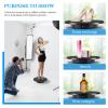 PUOSUO Motorized Rotating Display Stand, 16.5inch / 330Lbs Load ,360 Degree Electric Rotating Turntable for Photography Products DisplayLive Video Show,Remote Control Angle, SpeedDirection (Black) view 2