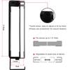IFCASE Aluminum Wall Laptop Mount Holder for MacBook Air, Pro, Surface, iPad, Tablets, Cell Phones with Headphone Hook, Anti-Scratch Pads, Adhesive & Screws (Black) view 2