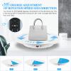 PUOSUO Motorized Rotating Display Stand, 16.5inch / 330Lbs Load,360 Degree Electric Rotating Turntable for Photography Products DisplayLive Video Show,Remote Control AngleDirection (White) view 2