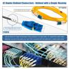 (10m - 4Pack) Uniboot LC to LC Outdoor Armored Fiber Patch Cable, Single Mode Duplex Fiber Optic Cable Jumper Optical Patch Cord, 9/125um, (OS1/OS2 Compatible), Low Friction LSZH Black view 4