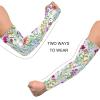 Boccsty Wild Flowers Floral Gardening Sleeves Arm Protection for Women Men Garden Sleeves Cooling Sun Sleeves with Thumb Hole view 4