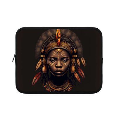 African Woman iPad Sleeve - Cool Tablet Sleeve - Unique Carrying Case - 10 inches