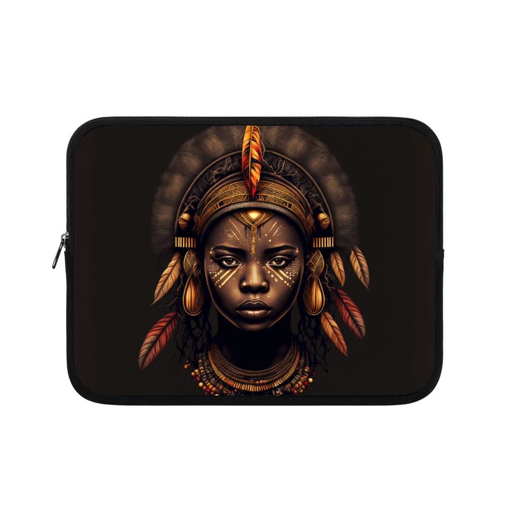African Woman iPad Sleeve - Cool Tablet Sleeve - Unique Carrying Case - 10 inches