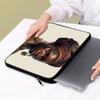 African Design Mac Book Pro 14" Sleeve - Portrait Laptop Sleeve - Woman Art Mac Book Sleeve view 4