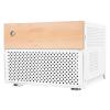 AUDHEID 8-Bay NAS Chassis, Computer Network Attached Storage, Support 8 * 3.5" HDD+2 * 2.5" SSD Tray, Compatible MATX/uATX/ITX, Personal Private Cloud(Diskless) (White) view 1