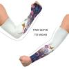 Boccsty Field Flowers Gardening Sleeves Arm Protection for Women Florals Butterfly Men Garden Sleeves Cooling Sun Sleeves with Thumb Hole view 4