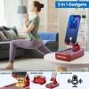 JTEMAN Portable Phone Stand with Speaker Bluetooth Wireless,Gifts for Men Women,Birthday for Women,Kitchen Gadgets for Men,Phone Holder for Desk - Red view 2