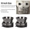 1 Pair of Nab Reel to Reel Adapters, Universal Loading Device, Professional Aluminum Polished 10 inch Opener for Akai Teac view 3