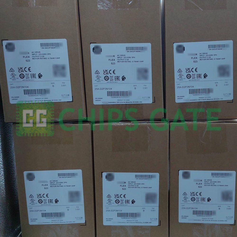 2021-2022 New Sealed 25A-D2P3N104 AC Drive 0.75kW 1Hp 1Yr Wty US Stock