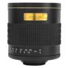 Telephoto Lens,500mm F6.3 Multilayer MC Coating Manual Focus Mirror Design Ultra Telephoto Lens with Adapter Ring,Storage Bag,Fit for EF Mount SLR Cameras (Black) view 1