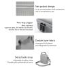 Portable Storage Shoulder Bag Travel Case for Osmo Mobile SE, Large Capacity PU Hard Shell with Anti Slip Silicone Handle, for Osmo Mobile 4 view 4