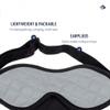 Sea to Summit TravellingLight Eye Shade Travel Sleep Mask, Highrise Grey view 4
