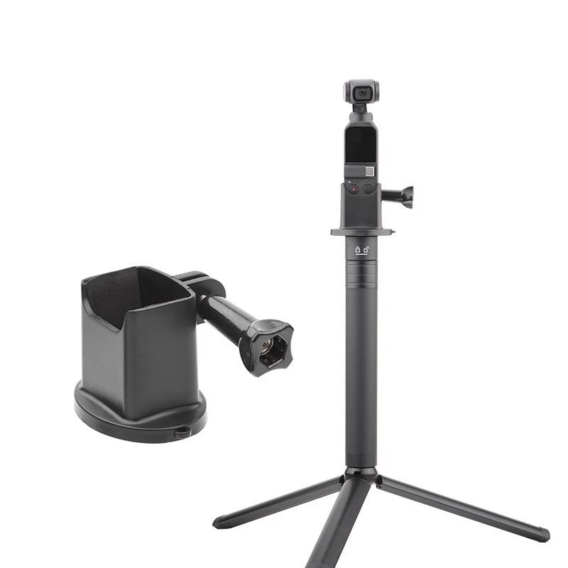 ABZEKH Drone Accessories for Portable Base Adapter Extended Rod Extension Stick for DJI Osmo Pocket Metal Tripod Handheld for Gimbal Stabilizer Accessories Parts