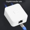 2 Port Gigabit Network Switch, 10/100/1000Mbps 2 in 1 Out 1 in 2 Out Gigabit Extender Switch, RJ45 Network Splitter Adapter for Cat 5, Cat 5e, Cat 6, and Cat 7 view 2