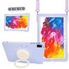 Case Cover Kids Case Compatible with Samsung Galaxy Tab S8 Plus/S7 Plus Case 12.4 Inch SM-X800/X806 SM-T970/T806/T730,Soft Silicone Lightweight Case,with Hand Strap Shoulder Belt Rotatable Stand Cover view 1