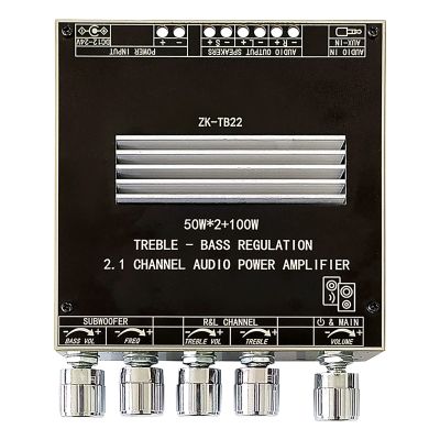 2.1 Channel Audio Power Amplifier Module Left and Right Channel 20 to 50W 4 to 8 Subwoofer 20 to 100W 4 to 8