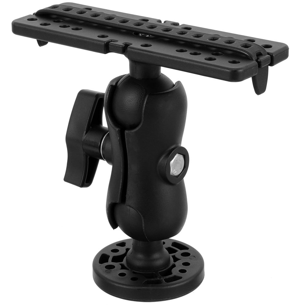 VANZACK 360 Rotation Universal Fish Finder Mount Fish Finder Mount Base Ball-Mount Bracket for Marine, Kayak, Yacht, and Boat Fishing Accessories