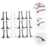 Baluue 12pairs Silicone Eyeglasses Temple Tips and - Cover for Glasses Comfortable Fit Easy Installation view 3