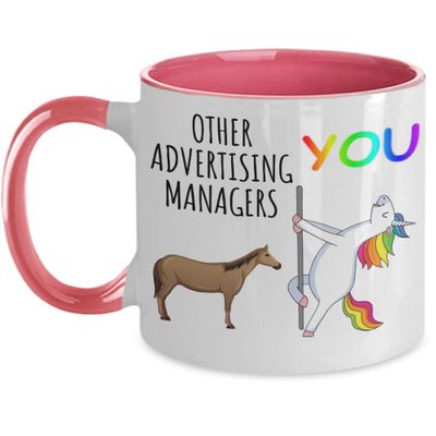 Funny Advertising Manager Mug For Advertising Manager Gift For Advertising Manager Coffee Mug Best Advertising Manager Appreciation Advertising Manage