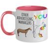 Funny Advertising Manager Mug For Advertising Manager Gift For Advertising Manager Coffee Mug Best Advertising Manager Appreciation Advertising Manage view 1