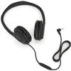 Maeline Bulk 40 Pack Kids Headphones for School with Microphones, Flexible Adjustable Headband, Comfy Faux Leather Cushions, On-Ear Stereo Headset 3.5mm Wired - Black view 2