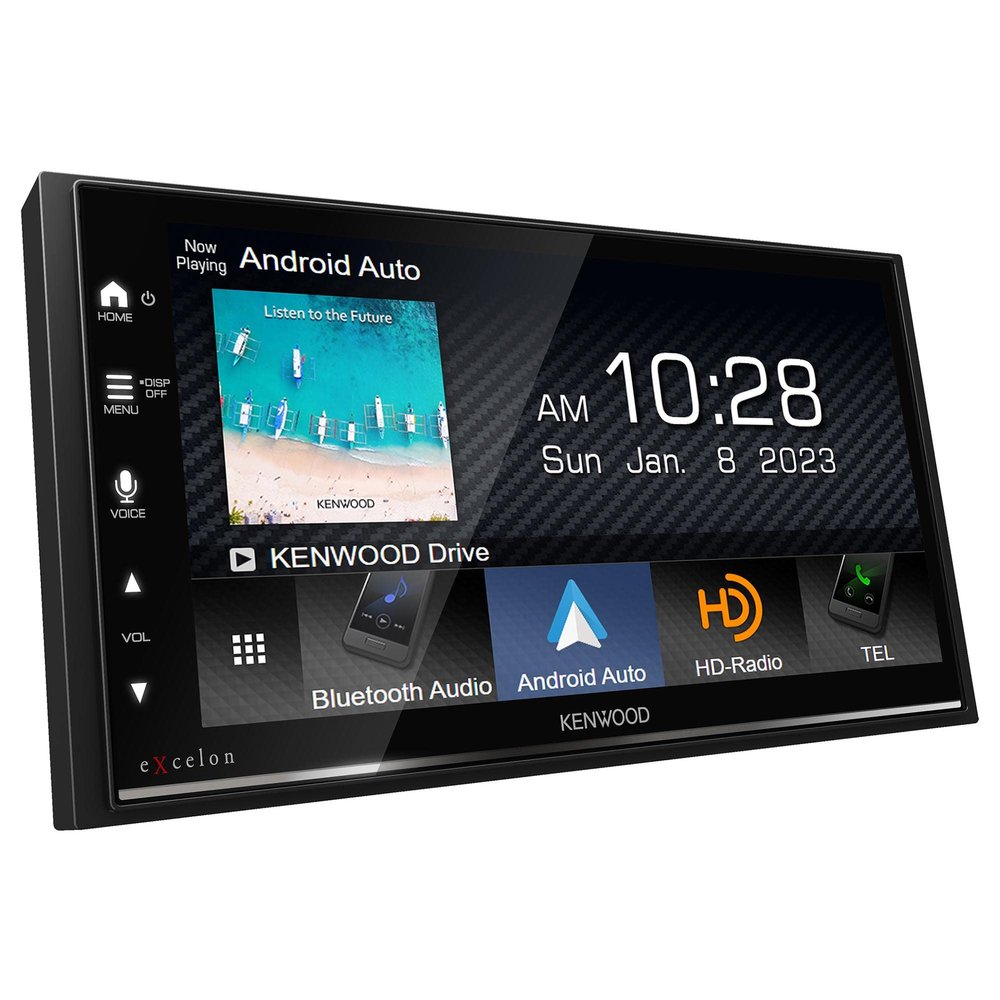 Kenwood DMX709S Multimedia Receiver (No CD) Compatible with Apple CarPlay & Android Auto (Renewed)