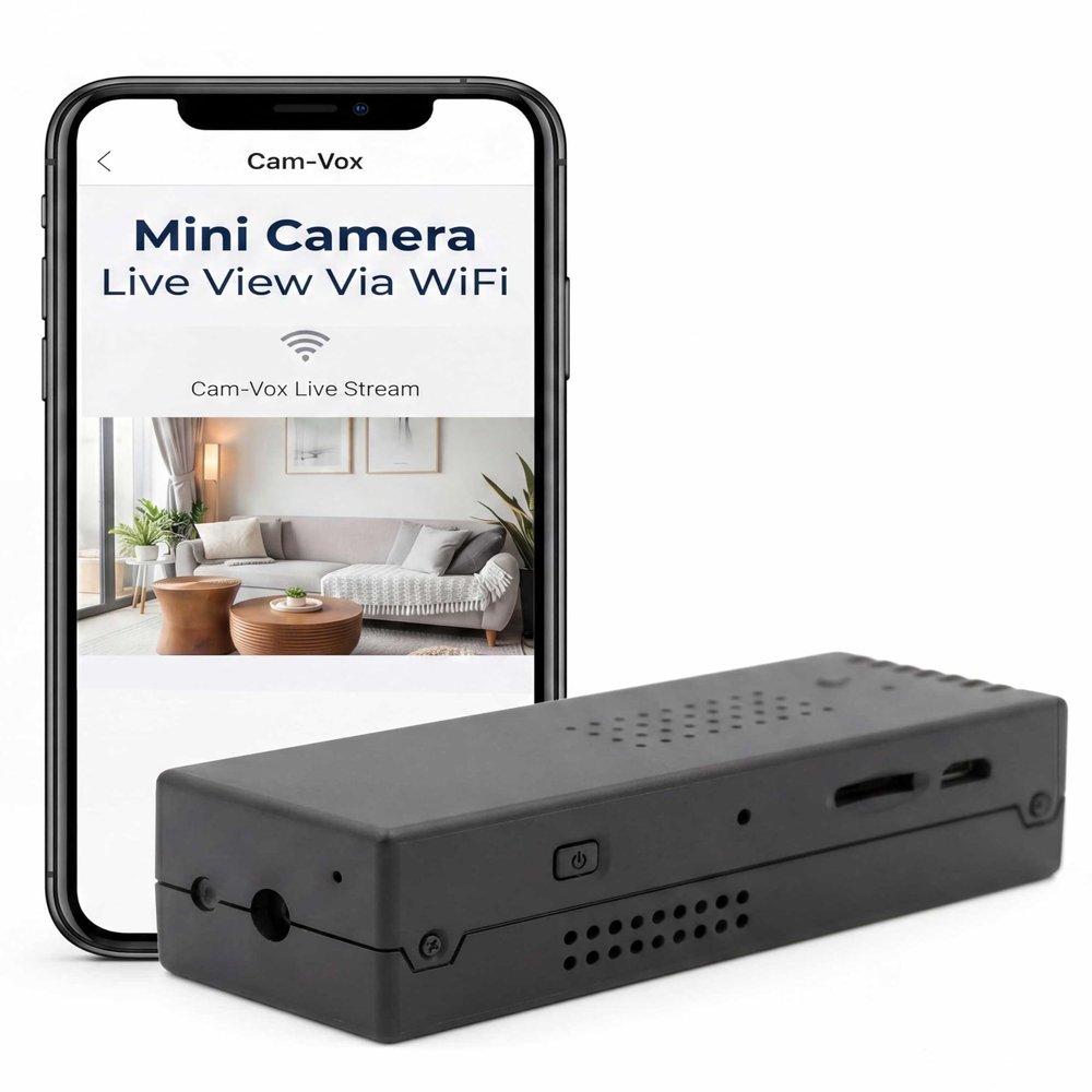 Paraben Consumer Software Mini Camera Wireless Motion Activated 1080P | Small Wireless Camera with 25 Day Standby and 128GB Video Storage | No Monthly Fee Security (72 Internal Lens)