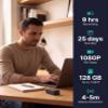 Paraben Consumer Software Mini Camera Wireless Motion Activated 1080P | Small Wireless Camera with 25 Day Standby and 128GB Video Storage | No Monthly Fee Security (72 Internal Lens) view 3