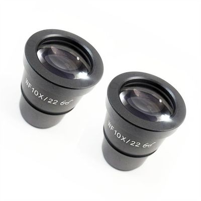 JUIYU Microscope Accessories Kit Microscope Eyepieces Wide Angle Widefield Eyepiece WF10X 22mm with 30mm Mounting Size for Stereo Microscope Microscope Slides (Size : 2 Pieces)