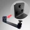 DYPASA Projector Mount Projector Mount Shelf Ceiling Mount Projector Accessory for Home and Office Projector 11lb Load Capacity Black Ceiling Mount with Tray view 3