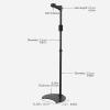 DYPASA Projector Mount Projector Mount Projector Floor Stand 360Rotatable Head with Extendable Length 23.6 Inch to 59 Inch 11 Lbs Load Black Ceiling Mount with Tray view 2