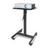 DYPASA Projector Mount Projector Mount Stand Projector Floor Stand Holder with Wheels 13 inch to 16 inch Plate Size Height Adjustable Up to 47 Inch Ceiling Mount with Tray view 1