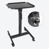DYPASA Projector Mount Projector Mount Stand Projector Floor Stand Holder with Wheels 13 inch to 16 inch Plate Size Height Adjustable Up to 47 Inch Ceiling Mount with Tray view 3