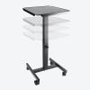 DYPASA Projector Mount Projector Mount Stand Projector Floor Stand Holder with Wheels 13 inch to 16 inch Plate Size Height Adjustable Up to 47 Inch Ceiling Mount with Tray view 4