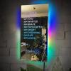Personalised Name Affirmation Mirror Neon Sign, Custom Acrylic Positive Affirmations Wall for Kids Affirmations Hanging, Men Women Kids Inspirational Inspirational Positive Quotes Sayings Wall Decor view 1