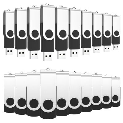 ABLAZE 4GB USB Flash Drive 100 Pack, USB 2.0 Thumb Drives Bulk Memory Sticks Pendrives 100PCS (Black)