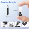 ABLAZE 4GB USB Flash Drive 100 Pack, USB 2.0 Thumb Drives Bulk Memory Sticks Pendrives 100PCS (Black) view 4