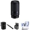 Tamron 70-300mm f/4.5-6.3 Di III RXD Lens for Nikon Z Bundle with 67mm Filter Kit, Lens Case, Lens Cleaner, Cleaning Kit, Universal Lens Cap Tether view 1