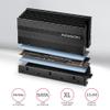 AXAGON CLR-M2XL Passive - M.2 SSD, 2280 - Aluminium-Heatspreader mit Khlrippen view 2