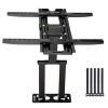 32-65" Single Pendulum Small Base TV Stand Tmxd-103 Bearing 77lbs / VESE400*400 / Up and Down -10~10 view 1