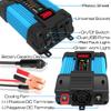 HAIZON 500W Car Power Inverter 12V DC to 110V/220V AC Car Converter Charger Adapter with Dual 3.1A USB Port and AC Outlets Quick Charging (Color : 110V) view 3